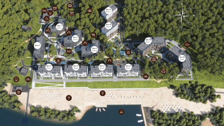 Эко-квартал Флора и Фауна Новосибирск, мастер-план 2025