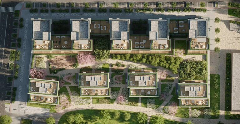 Квартал «Авиатор», генплан застройки