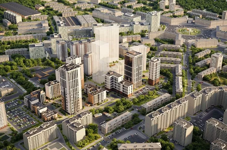 ЖК Расцветай на Красном Новосибирск, визуализация 1