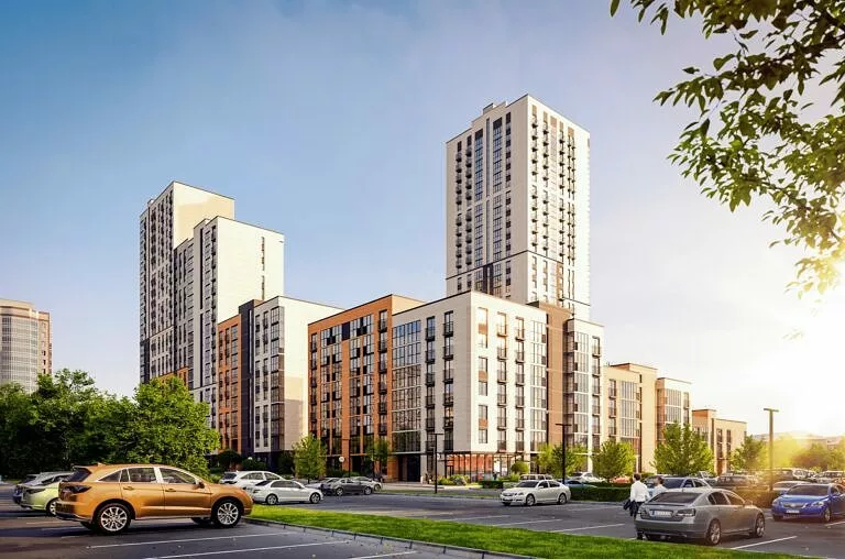 ЖК Расцветай на Красном Новосибирск, визуализация 3