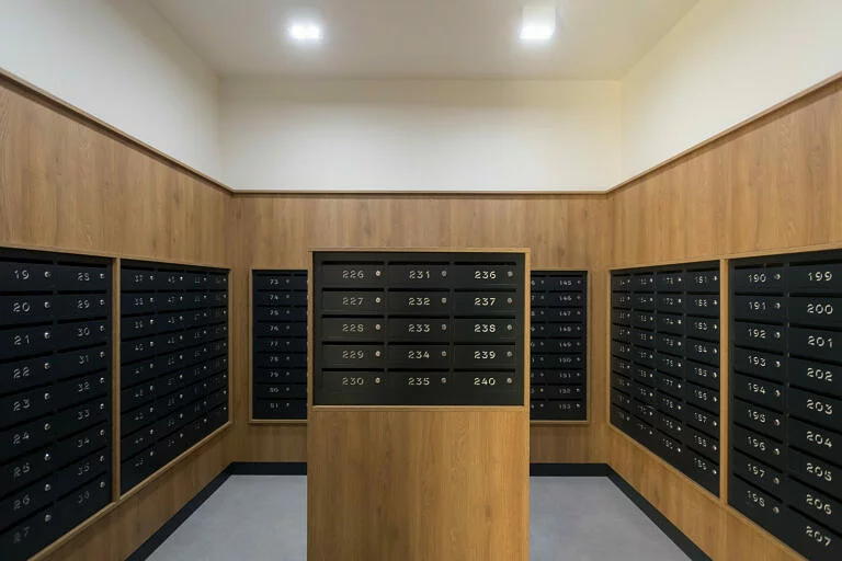 ЖК Европейский берег, почтовые сейф-ячейки