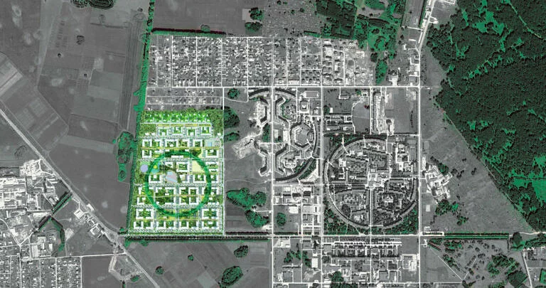 ЖК Пшеница, мастер-план круговой зелёной аллеи