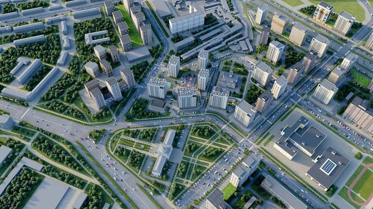 ЖК Легендарный-Северный Новосибирск, визуализация 3