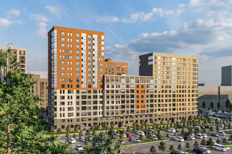 ЖК Тайгинский парк, дом 3 по генплану, визуализация 1