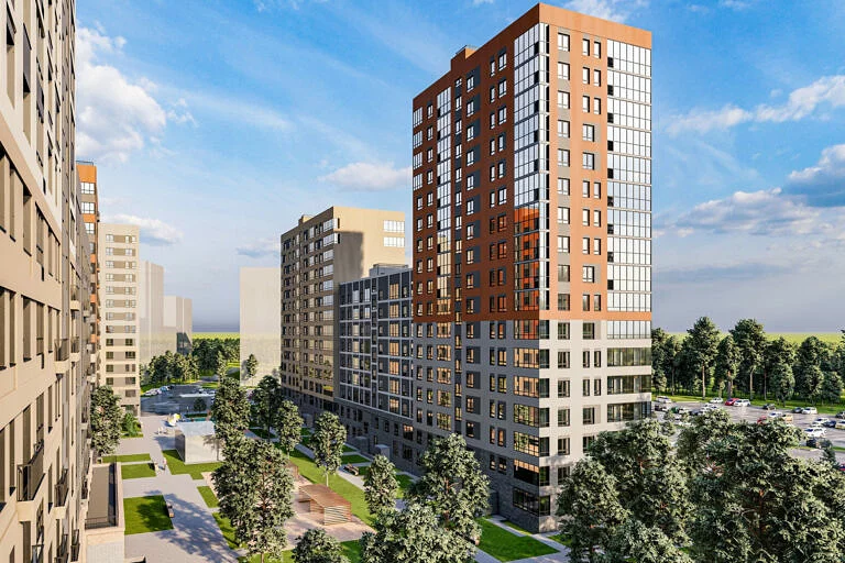 ЖК Тайгинский парк, дом 3 по генплану, визуализация 2