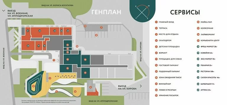 Генплан застройки