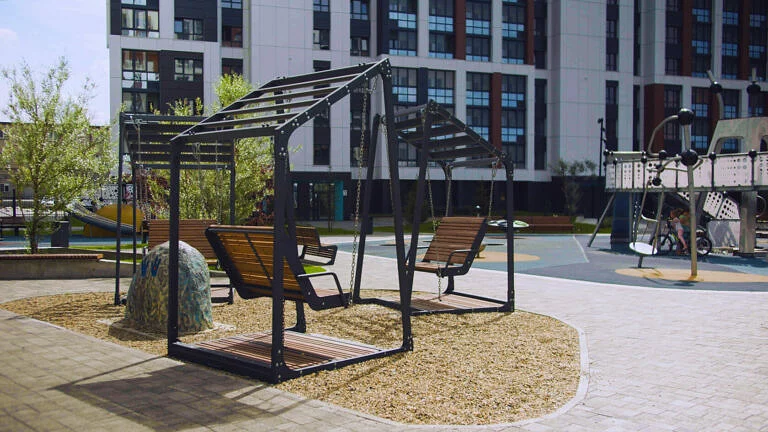 ЖК Галактика, лето 2022, двор 3