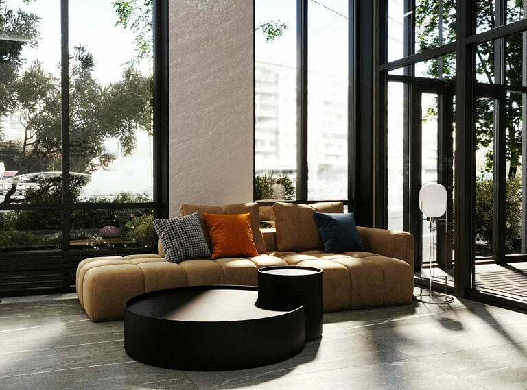 ЖК Салют, визуализация 6, гостевая зона