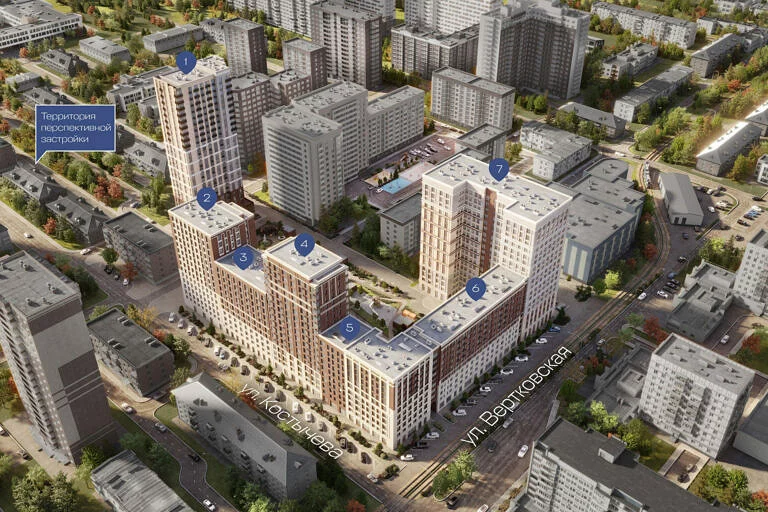 ЖК 19/56. Кварталы Телецентра, генплан 2023