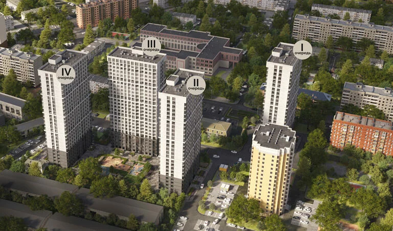 ЖК Авторский квартал, генплан застройки 2023