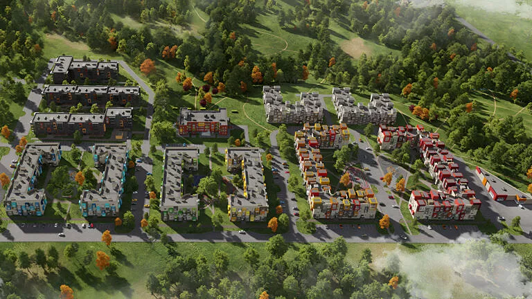 ЖК Спектр Новосибирск Кольцово, генплан 2024