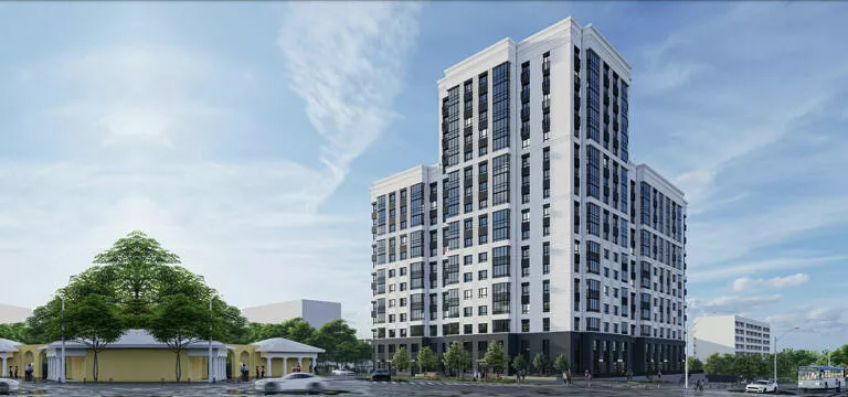 ЖК Сергиев Пассаж на Беловежской Новосибирск, визуализация 1