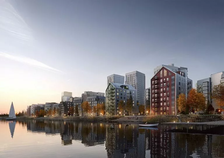 ЖК Скандинавские кварталы Новосибирск, визуализация 1