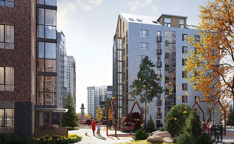 ЖК Скандинавские кварталы Новосибирск, визуализация 4