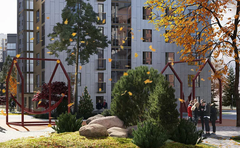 ЖК Скандинавские кварталы Новосибирск, визуализация 7