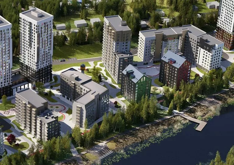 ЖК Скандинавские кварталы Новосибирск, генплан 2024