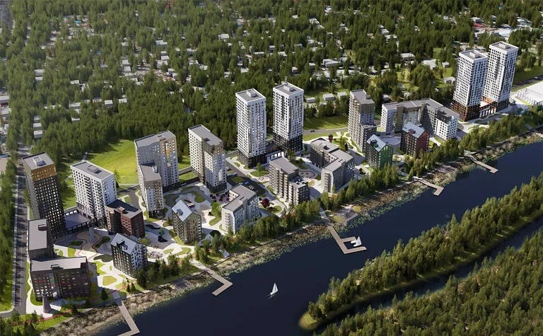 ЖК Скандинавские кварталы Новосибирск, генплан 2024