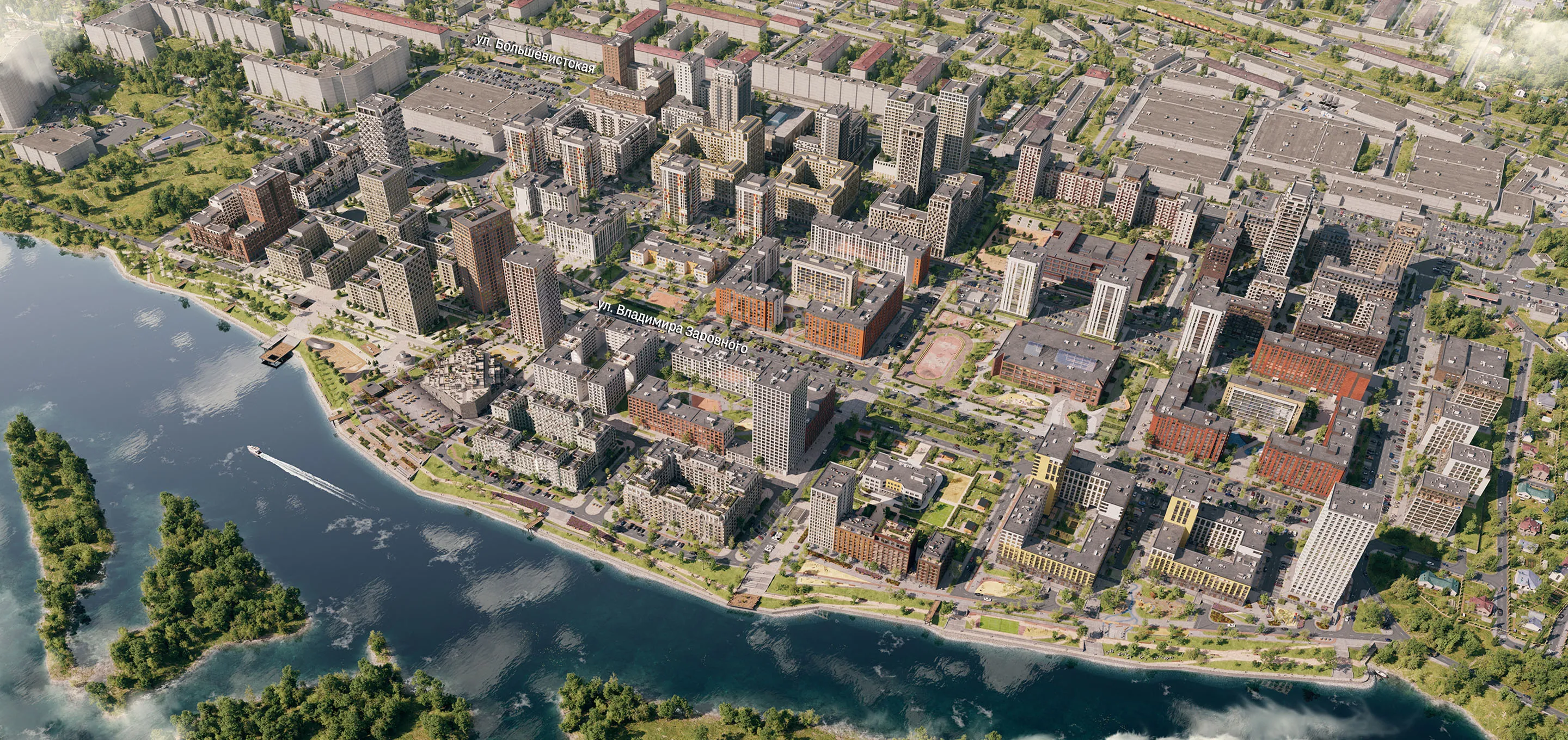 ЖК Европейский берег, генплан застройки 2025