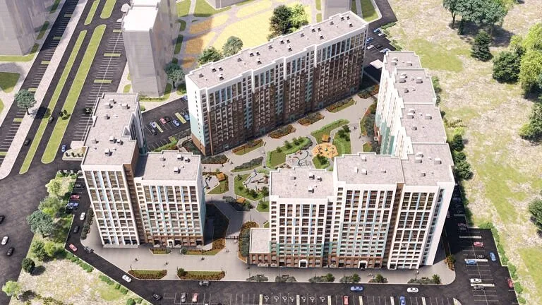 ЖК Самоцветы Новосибирск, Бирюза, визуализация 2