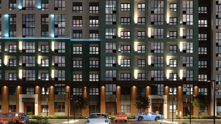 ЖК Самоцветы Новосибирск, Бирюза, визуализация 7