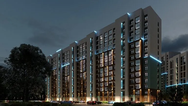 ЖК Самоцветы Новосибирск, Бирюза, визуализация 11