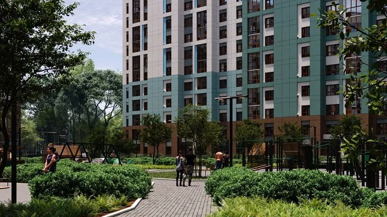 ЖК Самоцветы Новосибирск, Бирюза, визуализация 14