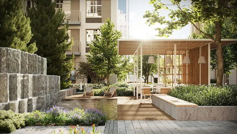 ЖК Город на озере Новосибирск, визуализация 20