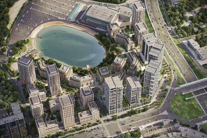 ЖК Город на озере Новосибирск, мастерплан 2025