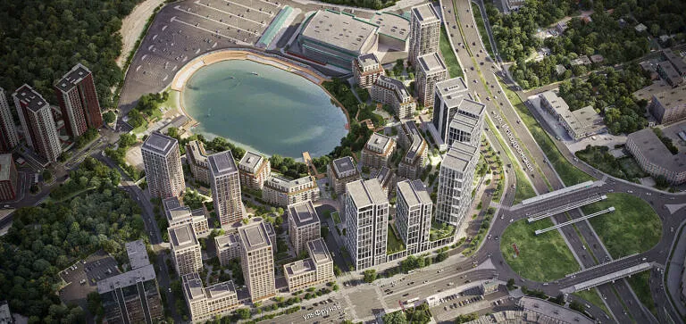 ЖК Город на озере Новосибирск, мастерплан 2025