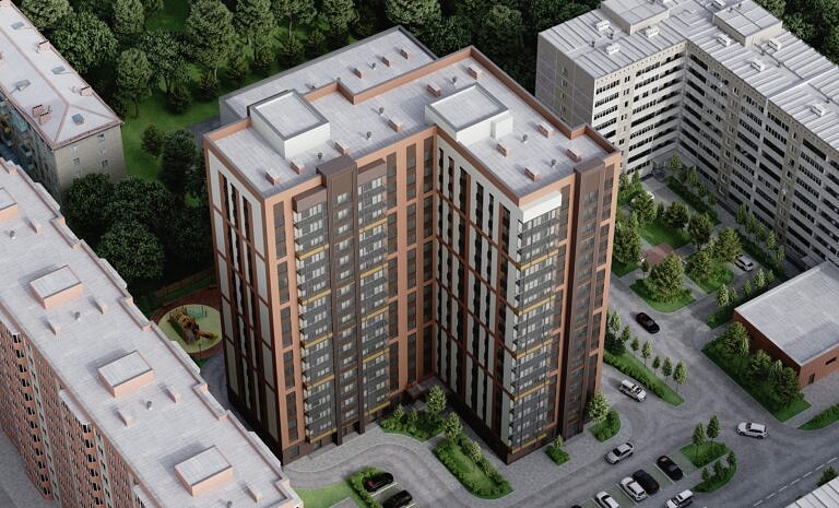 ЖК Гвардия Новосибирск, визуализация 1