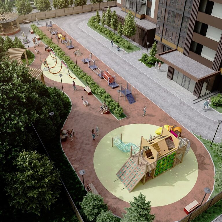 ЖК Гвардия Новосибирск, визуализация 3