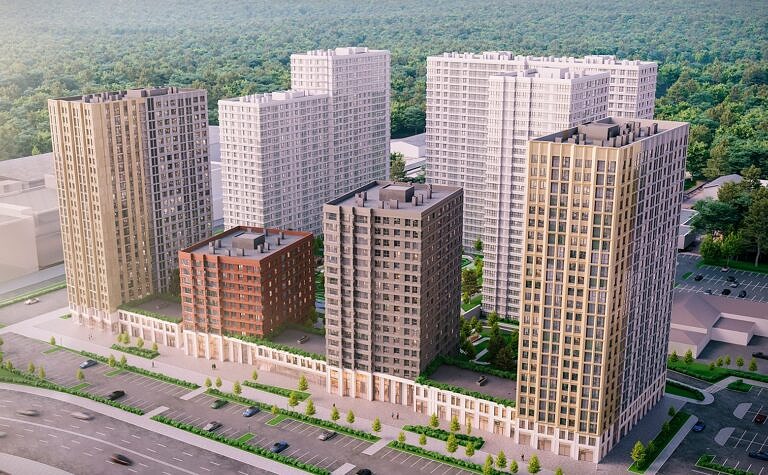 ЖК Тимирязевский Парк Новосибирск, визуализация 1