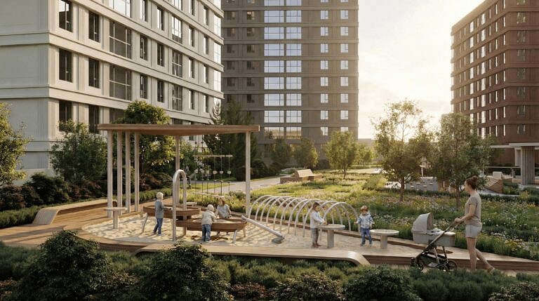 ЖК Тимирязевский Парк Новосибирск, визуализация 6